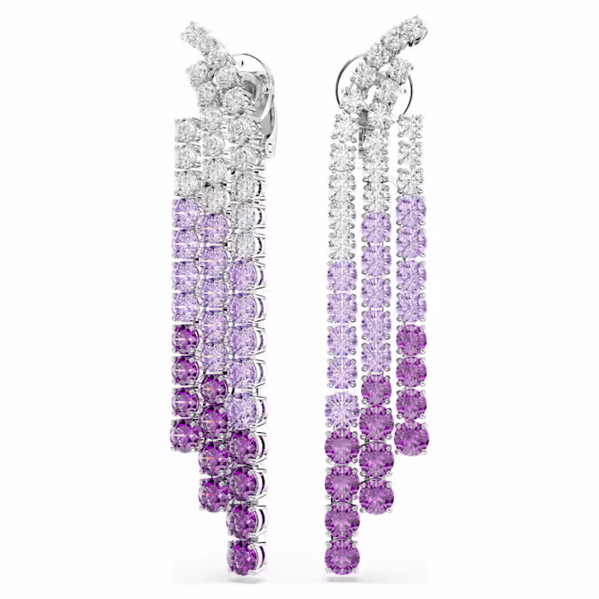 Matrix clip earrings